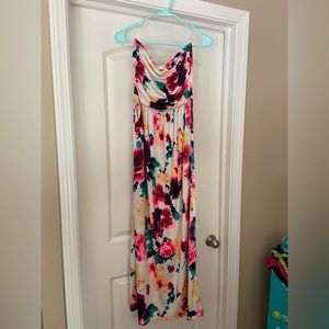 Strapless Maxi Dress